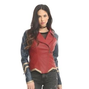Her Universe DC Comics Wonder Woman Armor Faux Leather Jacket